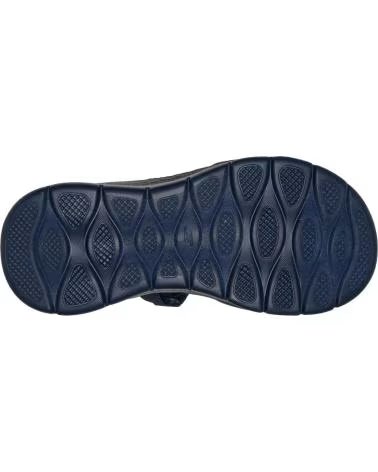 SKECHERS GO WALK ARCH FLEX SLIP-INS SANDALE AZUL