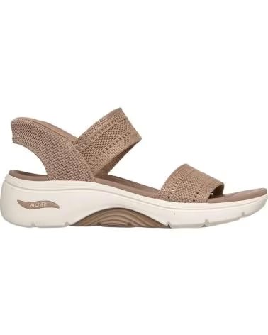 SKECHERS ARCH FIT 20 SLIP-INS SANDALS TAUPE TAUPE