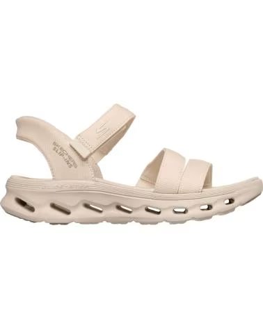 SKECHERS SANDÁLIAS SLIP-INS GO WALK GLIDE-STEP BEIG