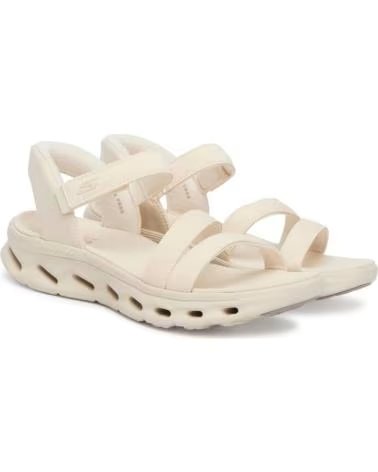 SKECHERS SANDALI SLIP-INS GO WALK GLIDE-STEP BEIG