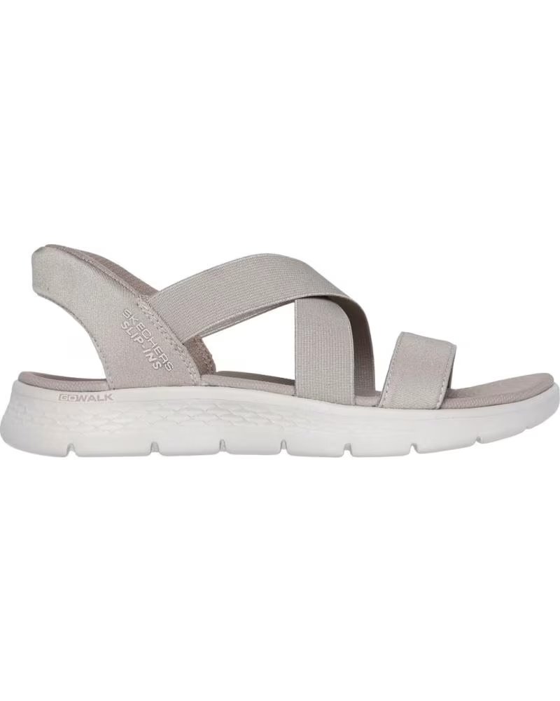 SKECHERS ZAPATOS ZAPATOS MUJER SANDALIAS MODELO GO WALK FLEX COLOR BE BEIGE