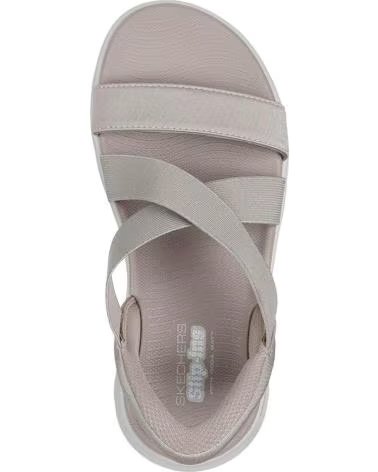 SKECHERS ZAPATOS ZAPATOS MUJER SANDALIAS MODELO GO WALK FLEX COLOR BE BEIGE