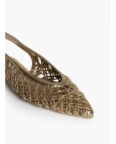 KESLEM SANDALI SLINGBACK M6170 A PUNTA ORO