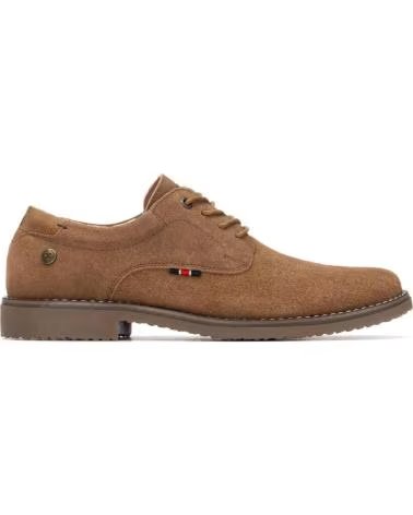 XTI SCARPE OXFORD IN PELLE SCAMOSCIATA CAMEL