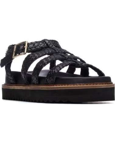 CARMELA SANDALIA CARMELA 163030 DE TIRAS TRENZADAS NEGRO