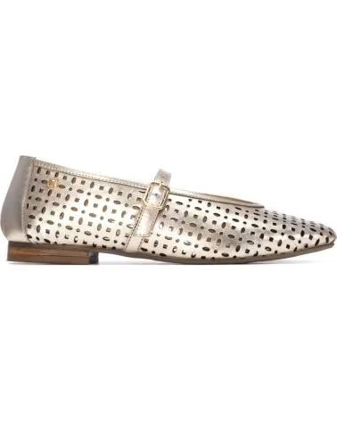CARMELA MANOLETINAS ZAPATO SRA PIEL EN DORADO PARA MUJER ORO
