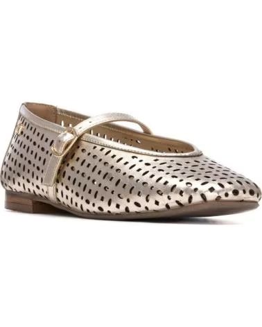CARMELA MANOLETINAS ZAPATO SRA PIEL EN DORADO PARA MUJER ORO