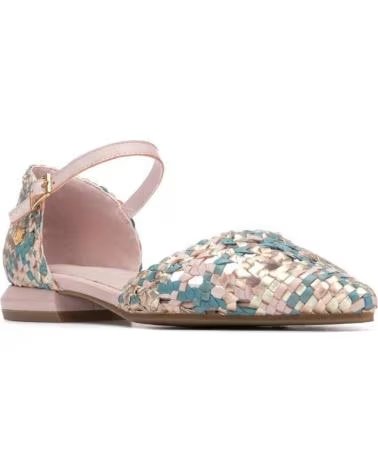 CARMELA SABRINA ABERTA ATRÁS CARMELA 163130 COM ESTAMPADO FLORAL NUDE