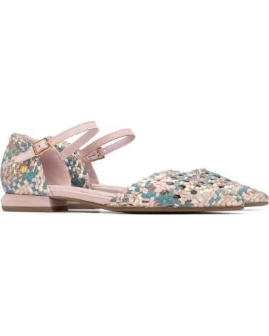 CARMELA SABRINA ABERTA ATRÁS CARMELA 163130 COM ESTAMPADO FLORAL NUDE