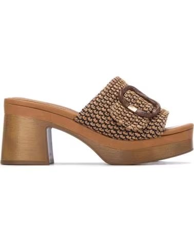 CARMELA Sandalias De Tacon 151-163158 en negro para mujer CAMEL