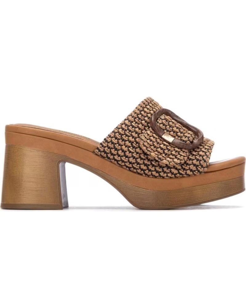 CARMELA Sandalias De Tacon 151-163158 en negro para mujer CAMEL