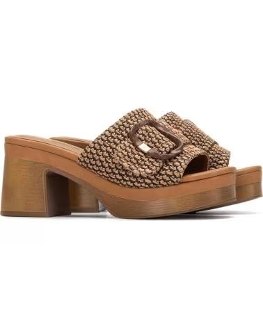 CARMELA Sandalias De Tacon 151-163158 en negro para mujer CAMEL
