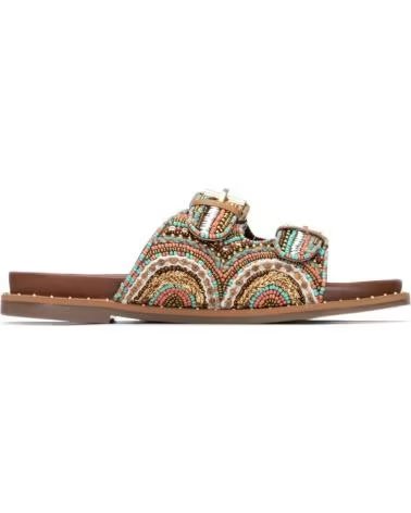 CARMELA SANDALIAS MUJER MODELO 163200C COLOR MULTICOLOR CORAL