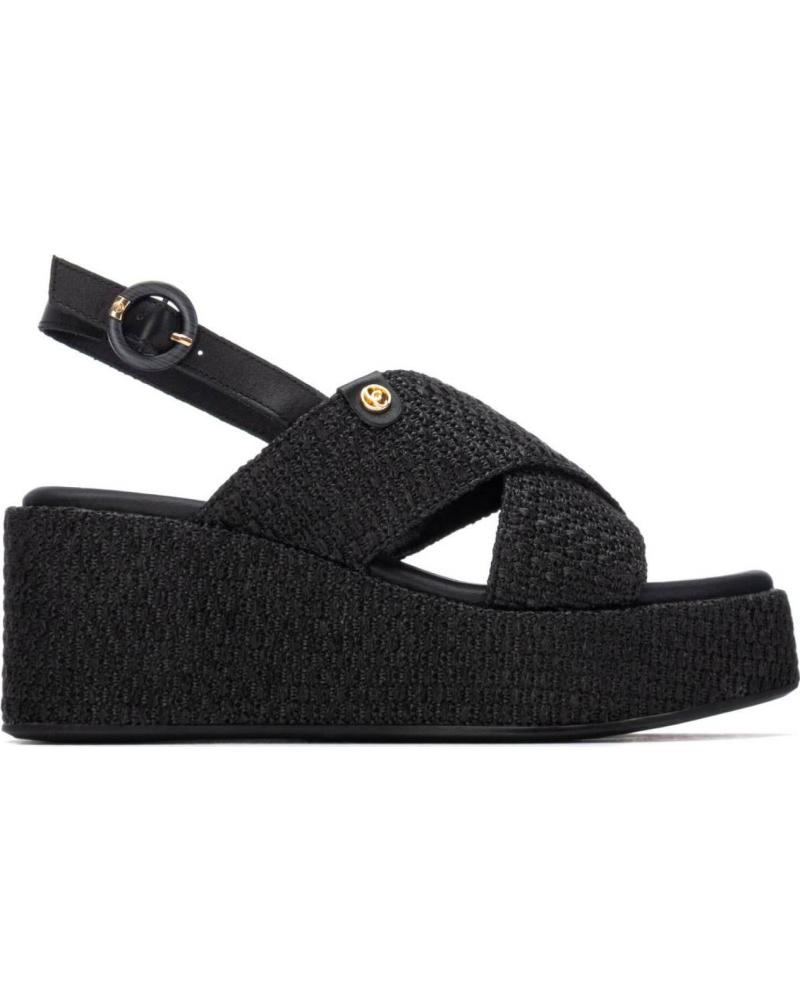 CARMELA SANDALIA PLATAFORMA TIRAS CRUZADAS CARMELA NEGRO