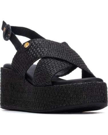 CARMELA SANDALIA PLATAFORMA TIRAS CRUZADAS CARMELA NEGRO