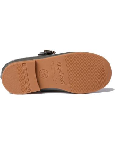 Ballerines pour Fille ANGELITOS FRANCESITA PIEL 1100 GRIS
