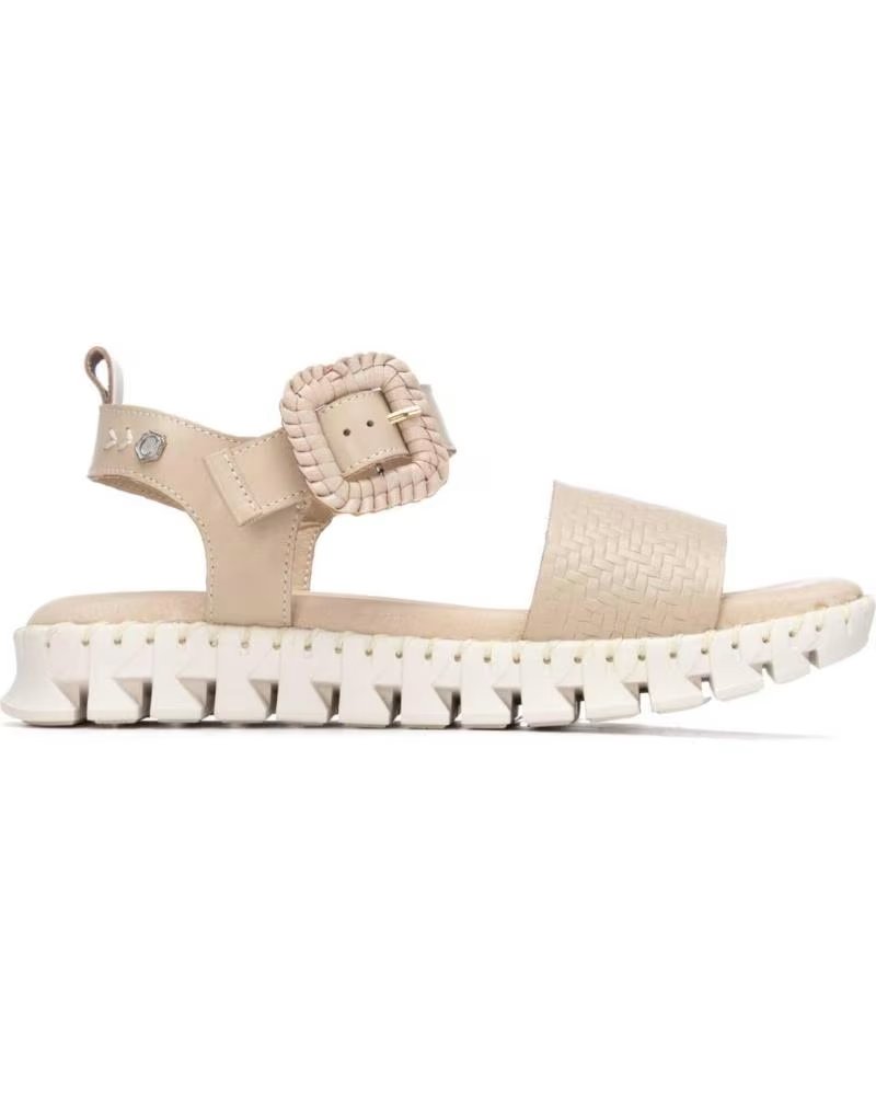 CARMELA SANDALE 163266 MIT SCHNALLE UND PROFILSOHLE BEIGE REF 1160941