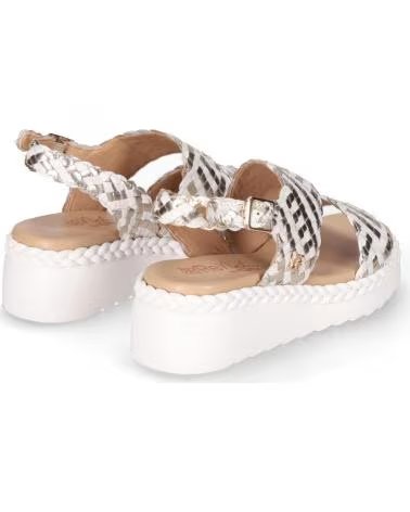 CHIKA10 SANDALO CEDRO CON PLATEAU BLANCO-WHITE