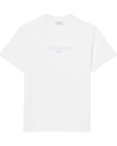 LACOSTE Camiseta De Manga Corta Th1435-001 en blanco para hombre WHITE