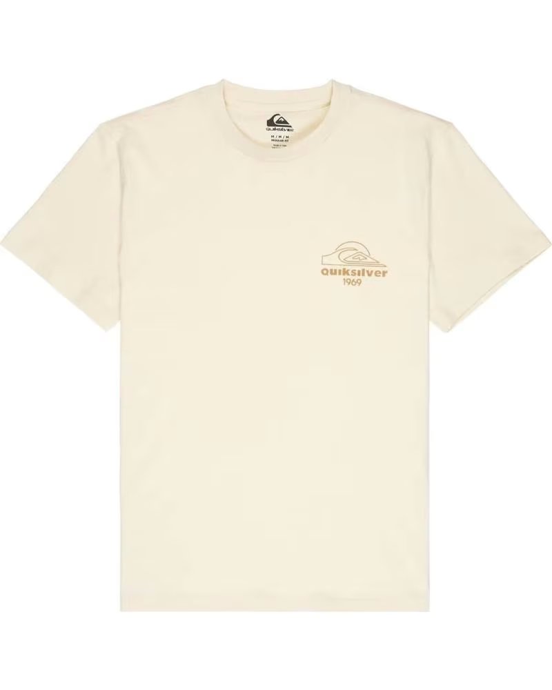 QUICKSILVER CAMISETA DE MANGA CORTA QUIKSILVER BLISS POINT EN BEIGE PARA HOMBRE CLARO