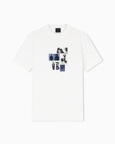 ARMANI EXCHANGE CAMISETA BLANCA BLANCO