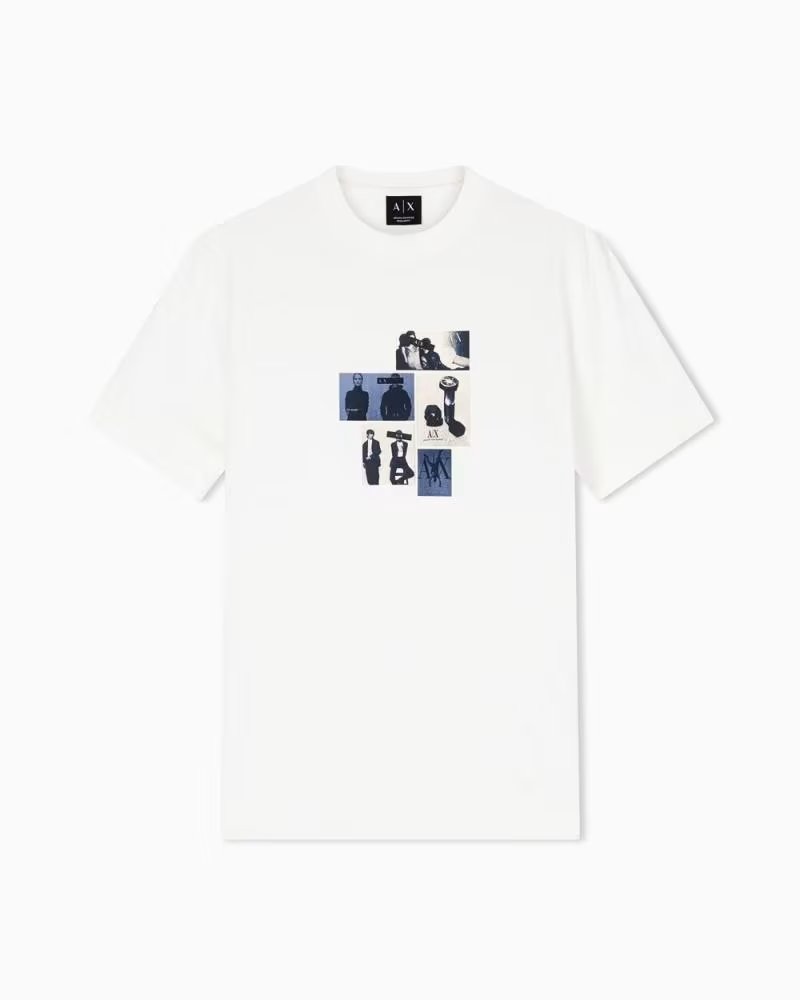 ARMANI EXCHANGE CAMISETA BLANCA BLANCO