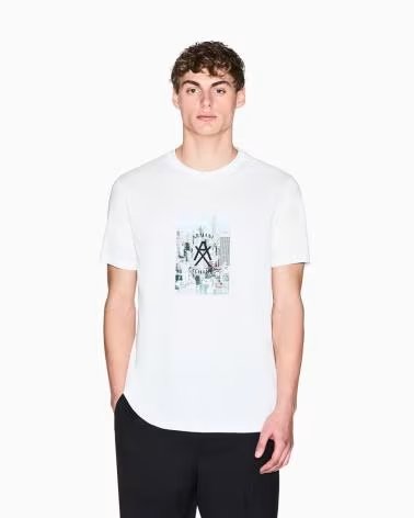 ARMANI EXCHANGE CAMISETA BLANCA N YORK BLANCO