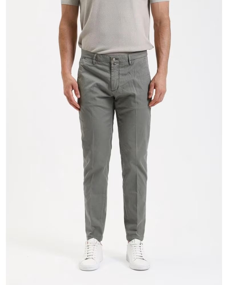 GIANNI LUPO PANTALON POPELIN ELAST VERDE