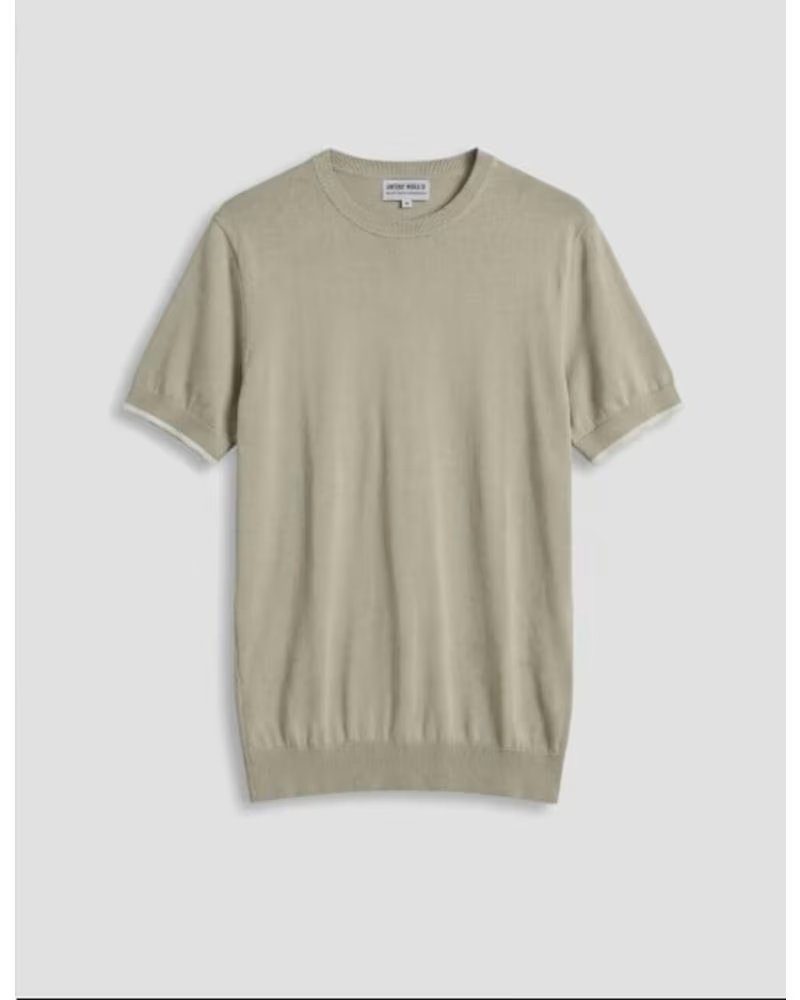 ANTONY MORATO SHORT SLEEVE SAFARI SWEATER BEIGE