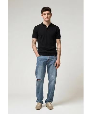 GIANNI LUPO POLO CLÁSICO GIANNI LUPO NEGRO