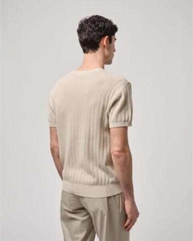 GIANNI LUPO JERSEY BEIG MINI CALADO BEIGE