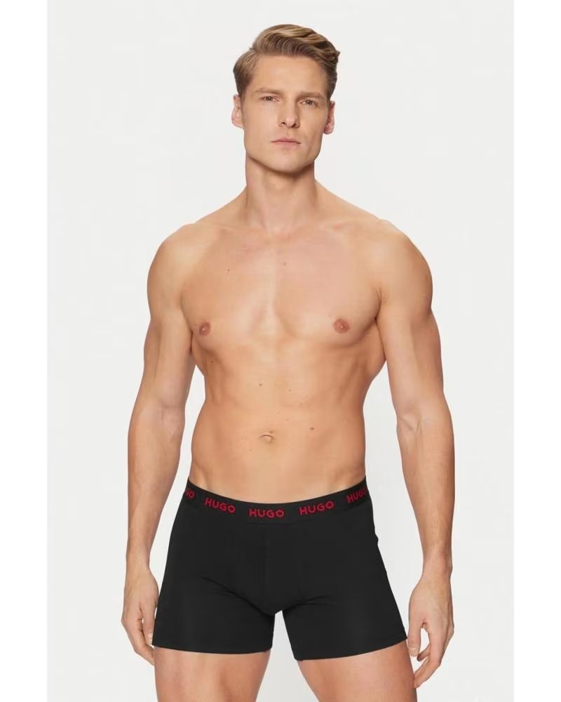 HUGO BOXER TRIPLE PACK NEGRO