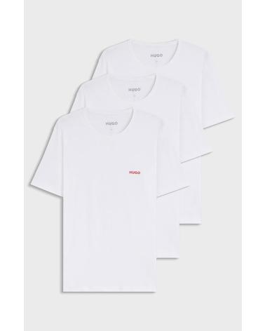 HUGO CAMISETA BLANCA TRIPLEPACK BLANCO