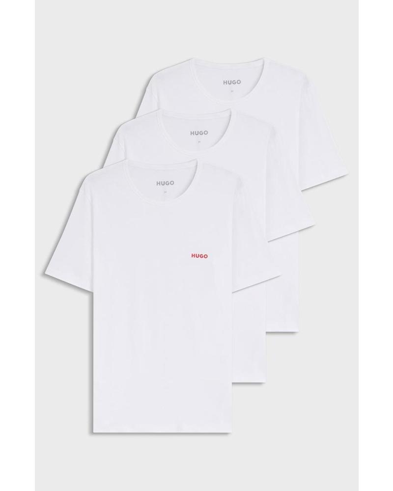 HUGO CAMISETA BLANCA TRIPLEPACK BLANCO