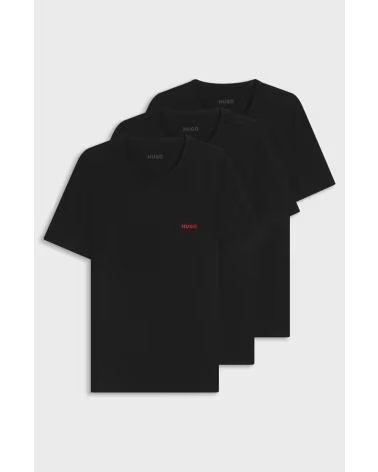 HUGO CAMISETA TRIPLET P NEGRA NEGRO