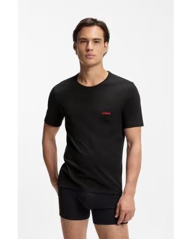 HUGO CAMISETA TRIPLET P NEGRA NEGRO