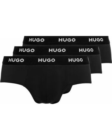 HUGO HIPBRIEF TRIPLEPACK NEGRO