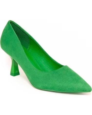 MONTEVITA STILETTO CLÁSICO DE TACÓN MEDIO CON PUNTA FINA GREEN