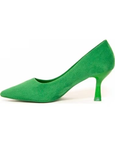 MONTEVITA STILETTO CLÁSICO DE TACÓN MEDIO CON PUNTA FINA GREEN