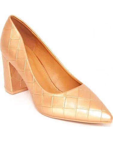 MONTEVITA CUADRISAL GOLD PUMPS MIT BLOCKABSATZ GOLD