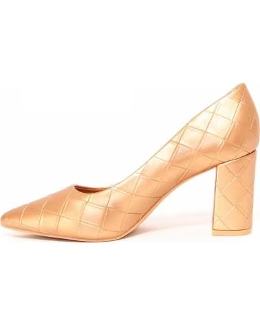 MONTEVITA CUADRISAL GOLD PUMPS MIT BLOCKABSATZ GOLD