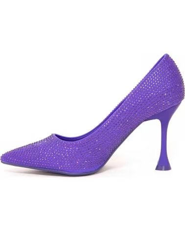MONTEVITA STILETTO CON TEXTURA Y TACÓN ESCULTURAL FUXIA