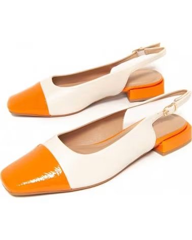 MONTEVITA SCARPA SLINGBACK BICOLORE MONTEVITA ORANBAIL WHITE