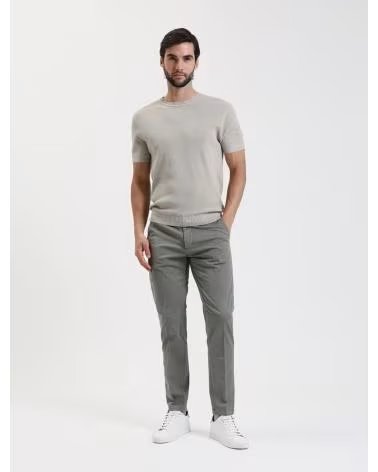GIANNI LUPO PANTALON POPELIN ELAST VERDE