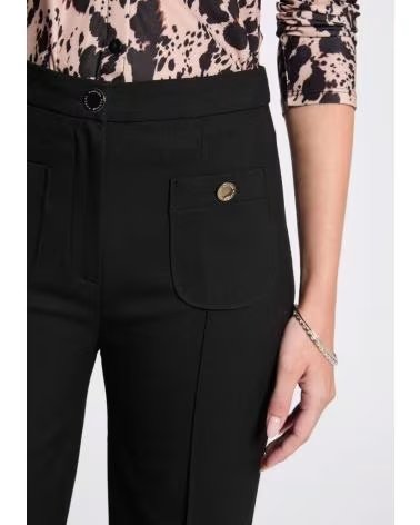 MORGAN PANTALON PFLAC BOOT-CUT NEGRO
