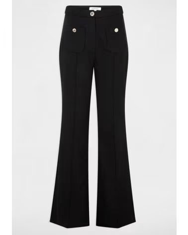 MORGAN PANTALON PFLAC BOOT-CUT NEGRO