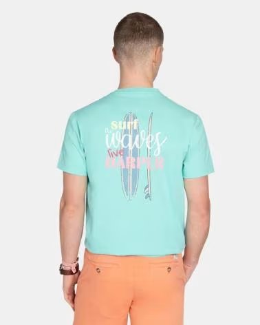 HARPER NEYER HARPER AND NEYER AQUA LIVE T-SHIRT VERDE