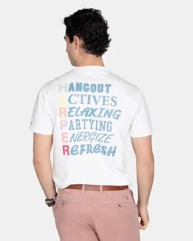 harper neyer CAMISETA HARPER AND NEYER BLANCA APRES S BLANCO