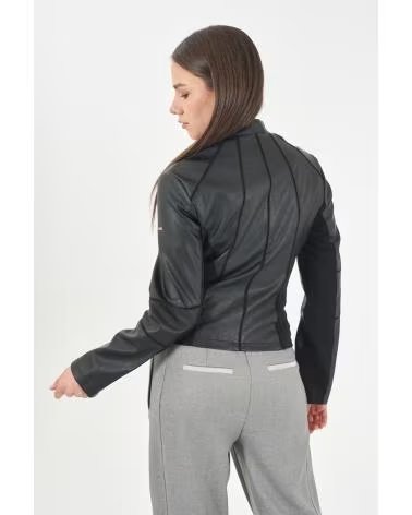 YES ZEE CHAQUETA YES-ZEE NEGRA POLOPIEL NEGRO