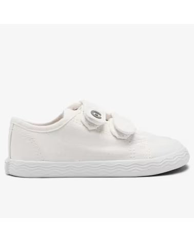 CONGUITOS GOFLEX BAREFOOT CANVAS-SNEAKER MIT KLETTVERSCHLUSS BLANCO